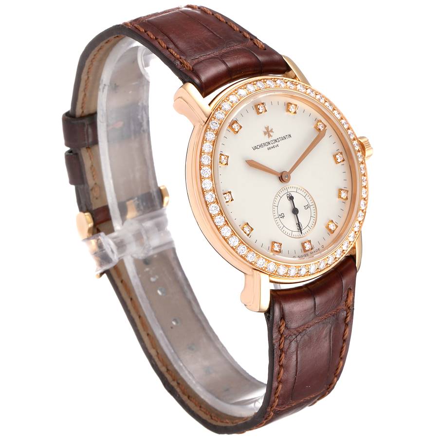 Vacheron Constantin Malte Grande Rose Gold Diamond Watch 81500