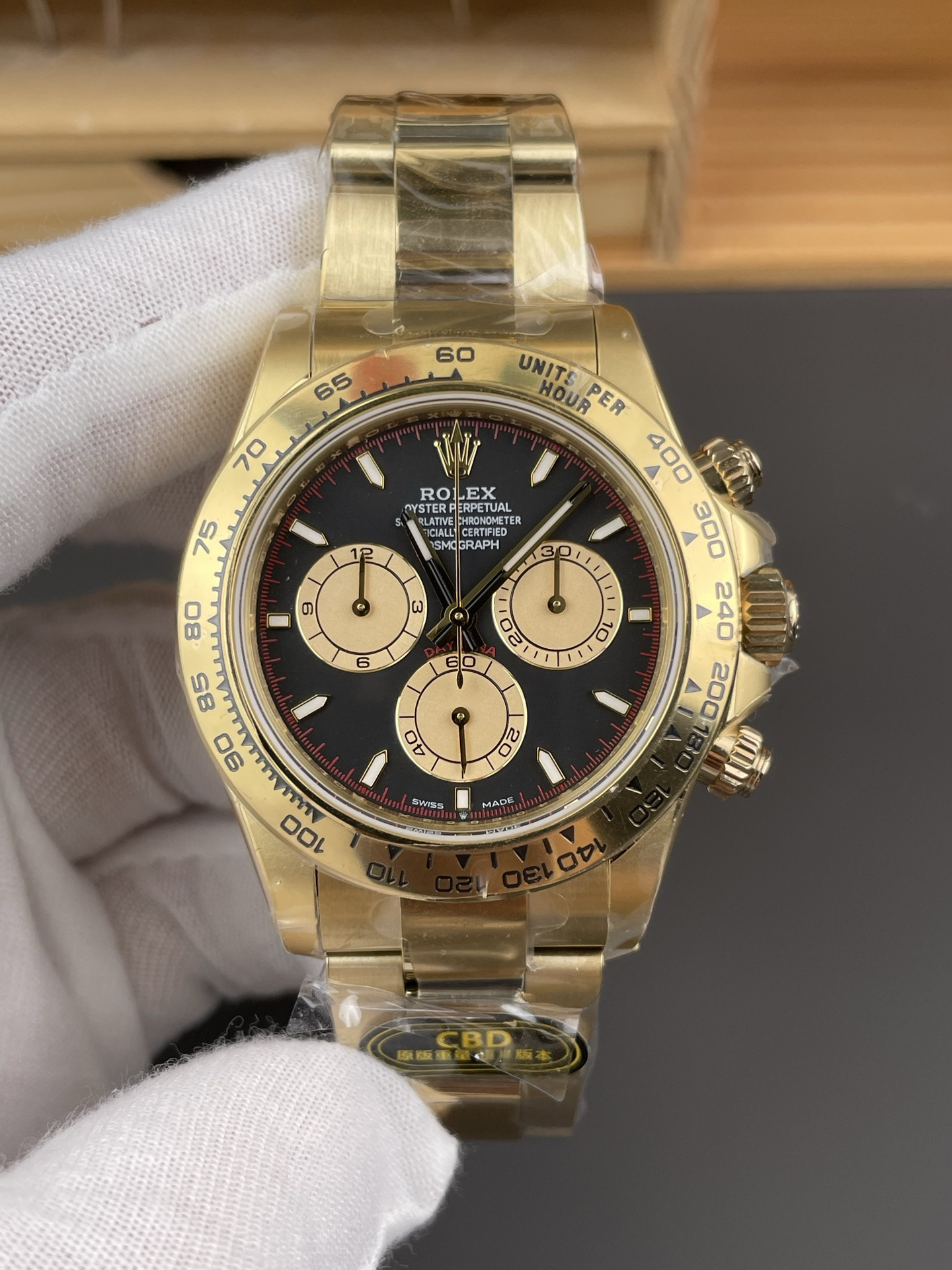Full Gold Daytona Small Monster