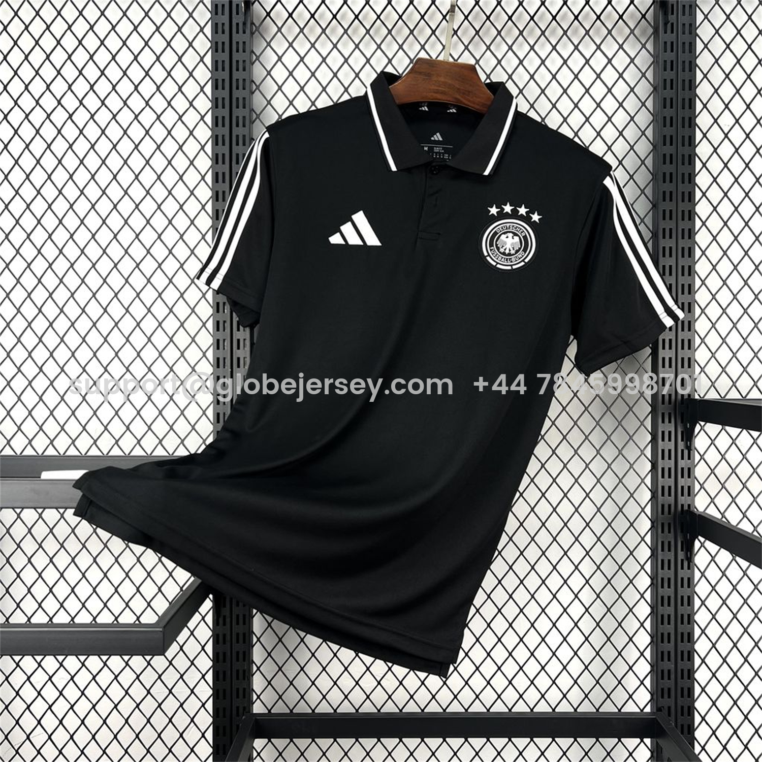 Germany 2026 Black Special Edition Polo Jersey - Fans Version