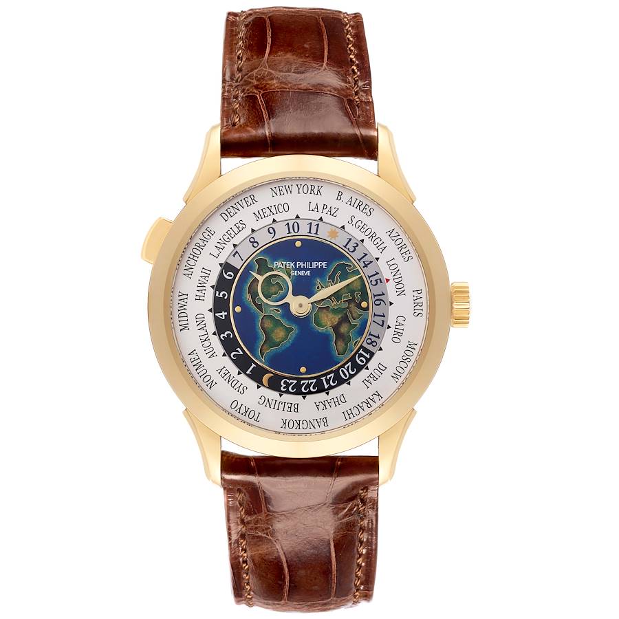 Patek Philippe World Time Complications White Gold Mens Watch 5231J