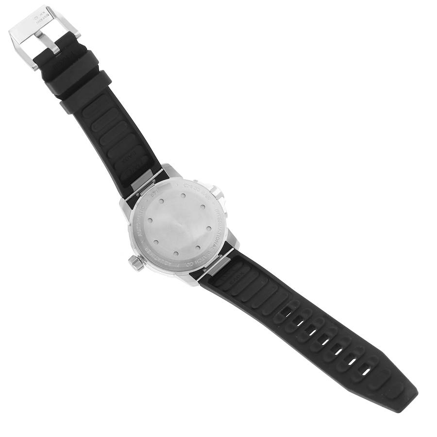 IWC Aquatimer Black Dial Automatic Rubber Strap Mens Watch IW329001