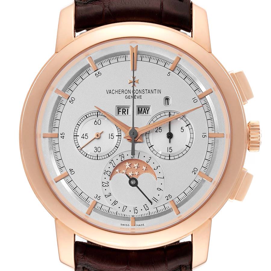 Vacheron Constantin Traditionnelle Perpetual Calendar Rose Gold Mens Watch 47292/000R