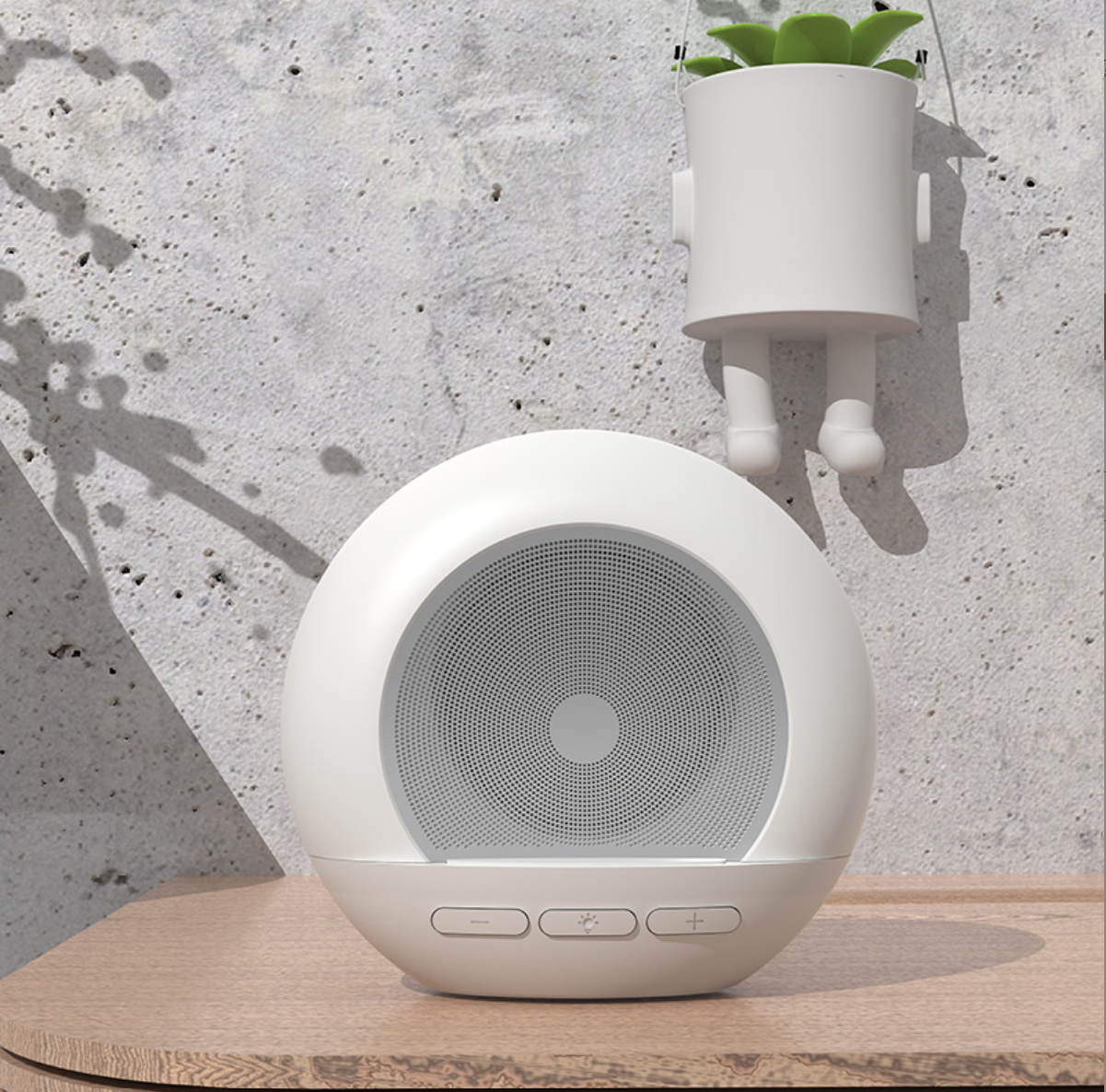 Minimalist Smart Bedside Lamp Speaker, Wireless Bluetooth Sound Box