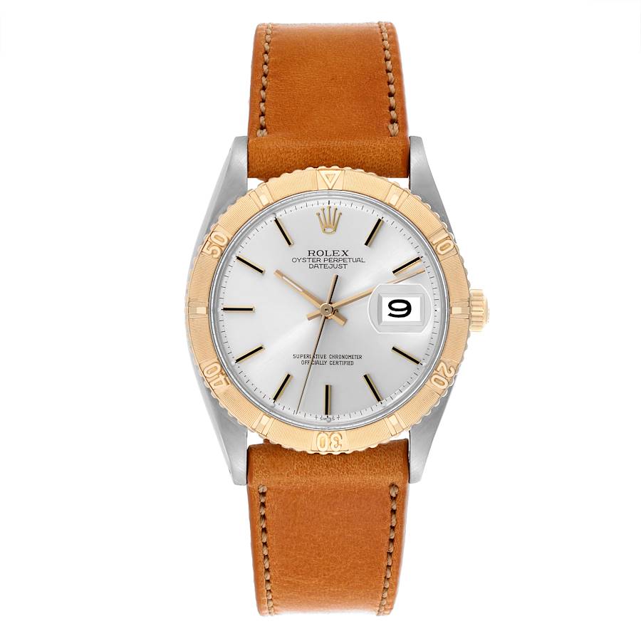 Rolex Datejust Turnograph Steel Yellow Gold Vintage Watch 1625