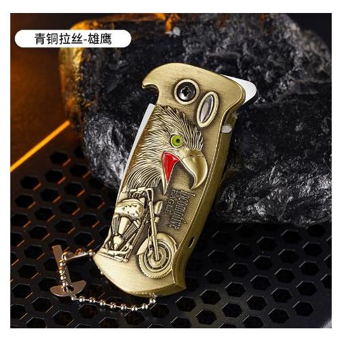 Eagle Bronze Embossed Metal Strip Bottle Opener
