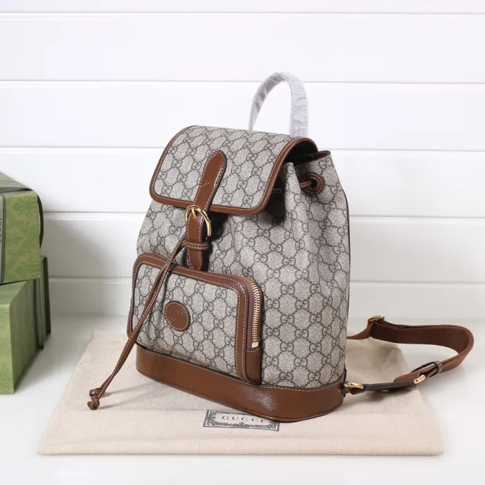 Replica Gucci Backpack With Interlocking G