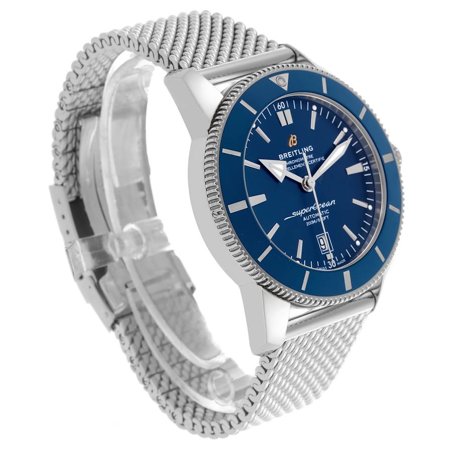 Breitling Superocean Heritage B20 46 Blue Dial Steel Mens Watch AB2020