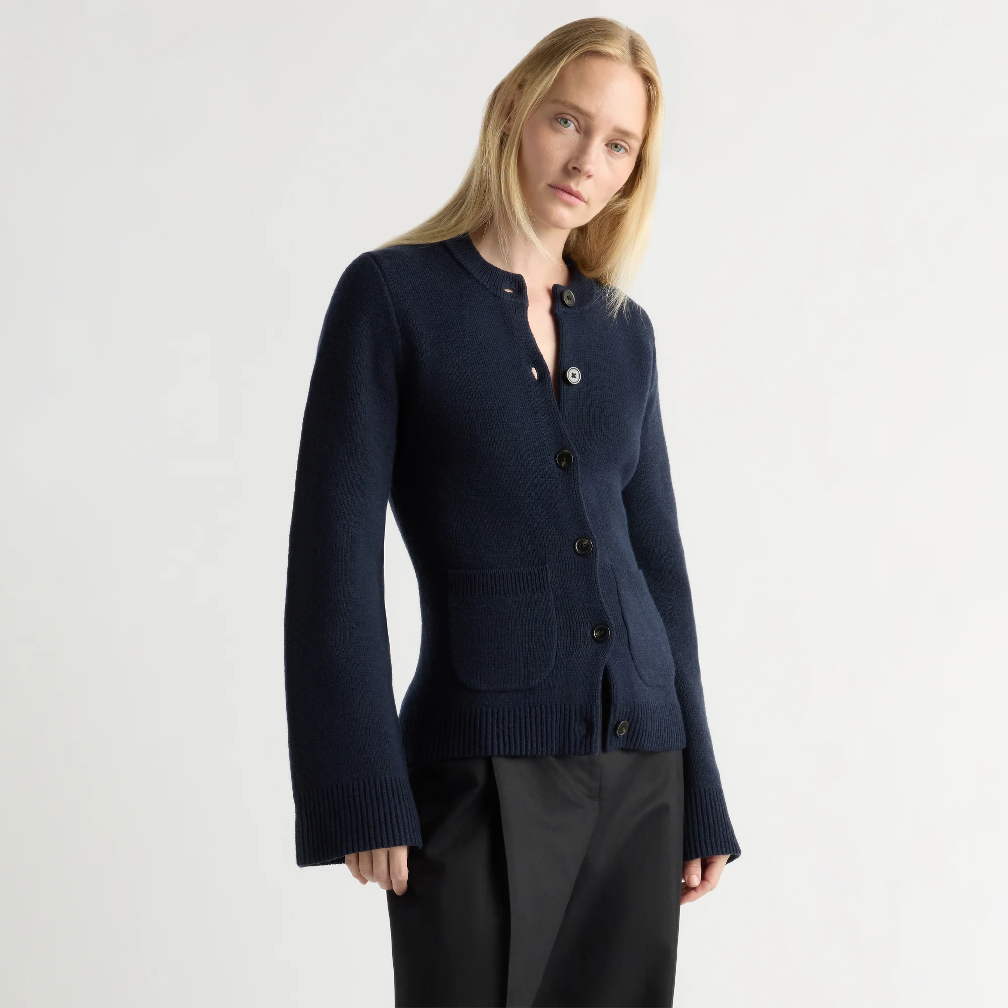 Eames Organic Cotton-Wool Cardigan