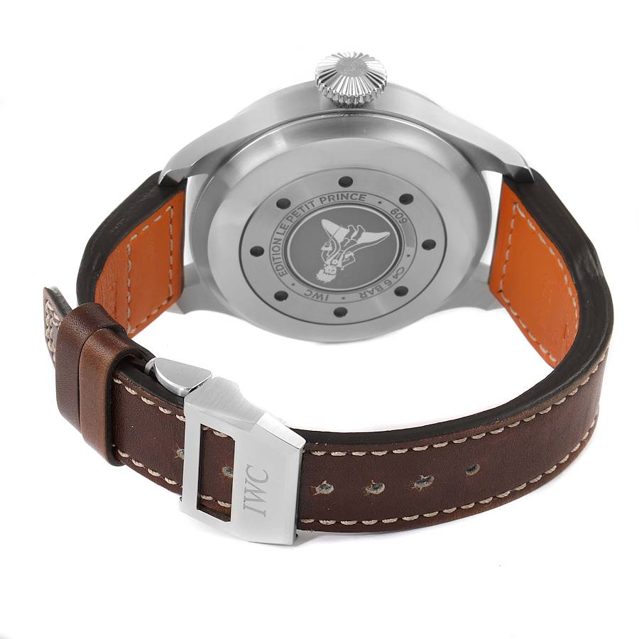 IWC Pilot Le Petit Prince Big Pilots Blue Dial Steel Mens Watch IW500916