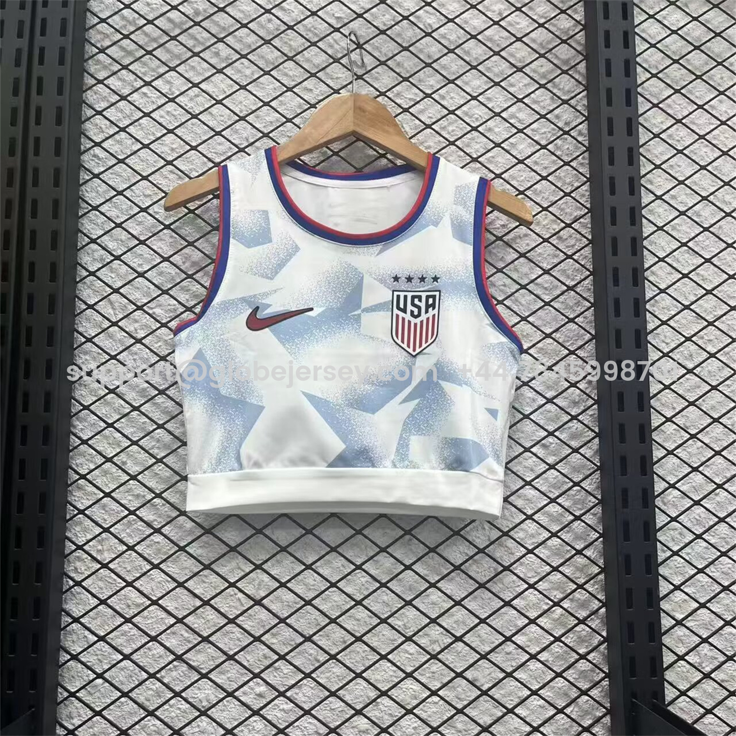 Women's United States USA 25-26 Women's Team Home Yoga Vest