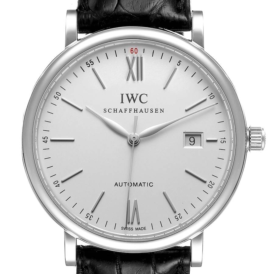 IWC Portofino Silver Dial Automatic Steel Mens Watch IW356501