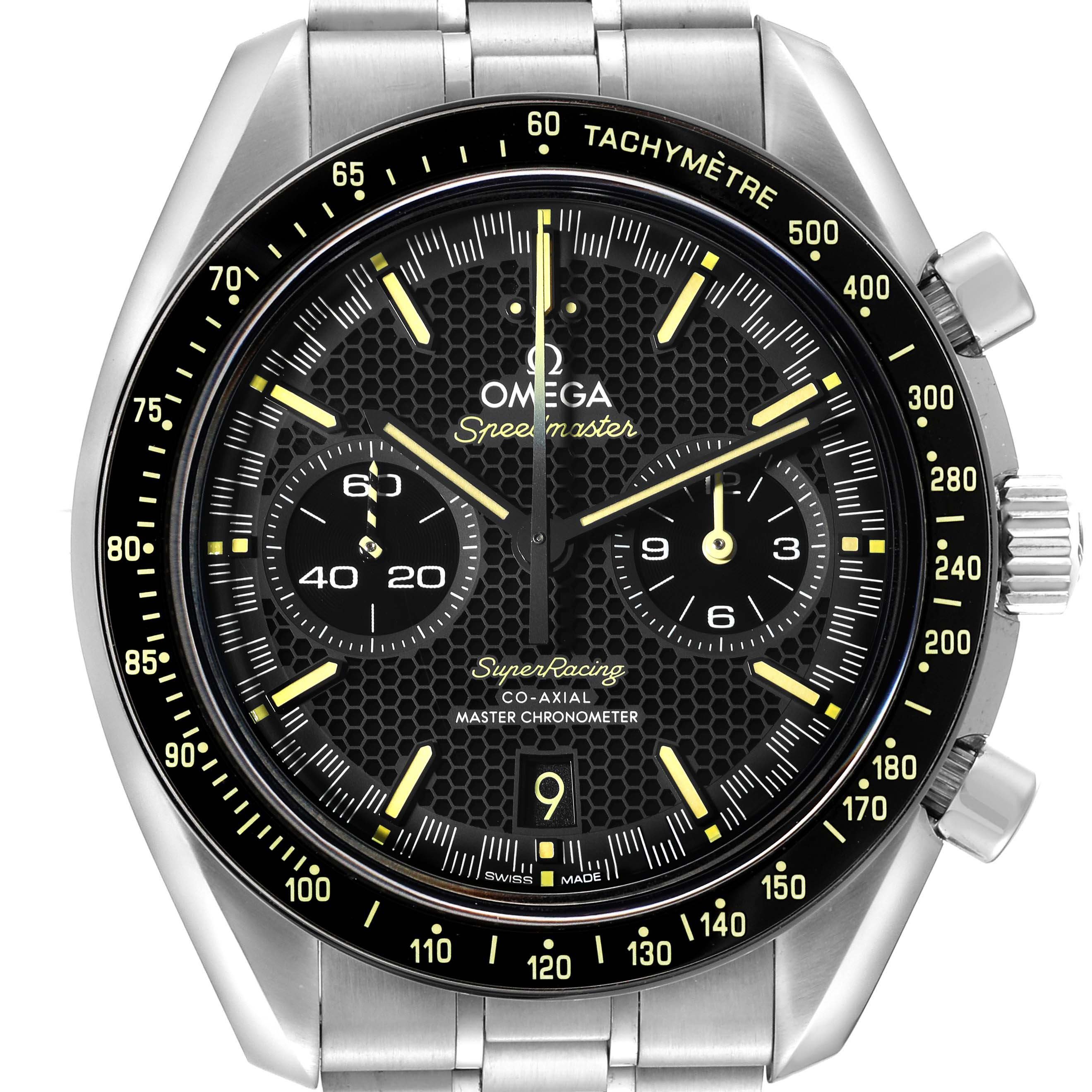 Omega Speedmaster Super Racing Steel Mens Watch 44.25 MM 329.30.44.51.01.003