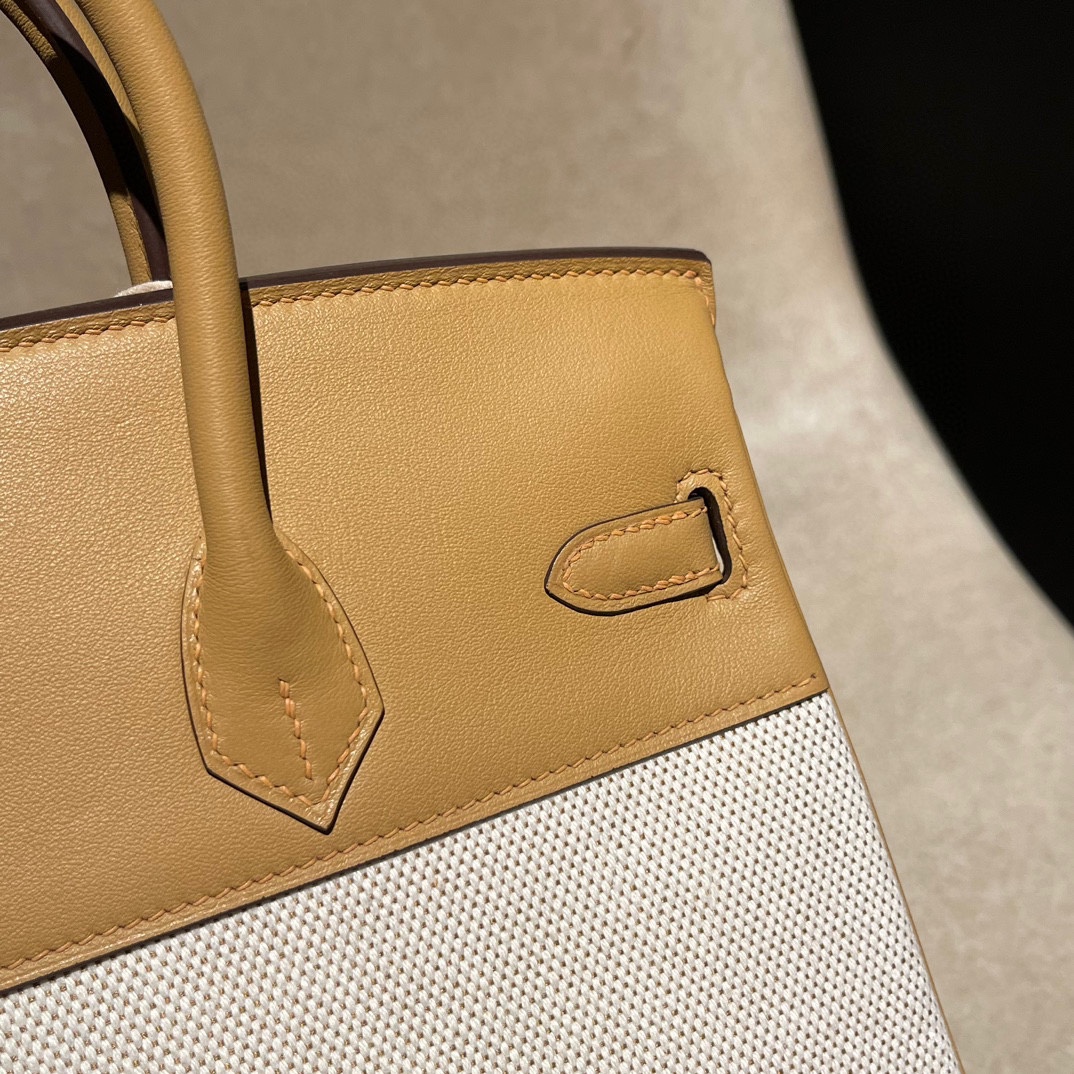 Replica Hermès Birkin Swift Marsala Brown Silver