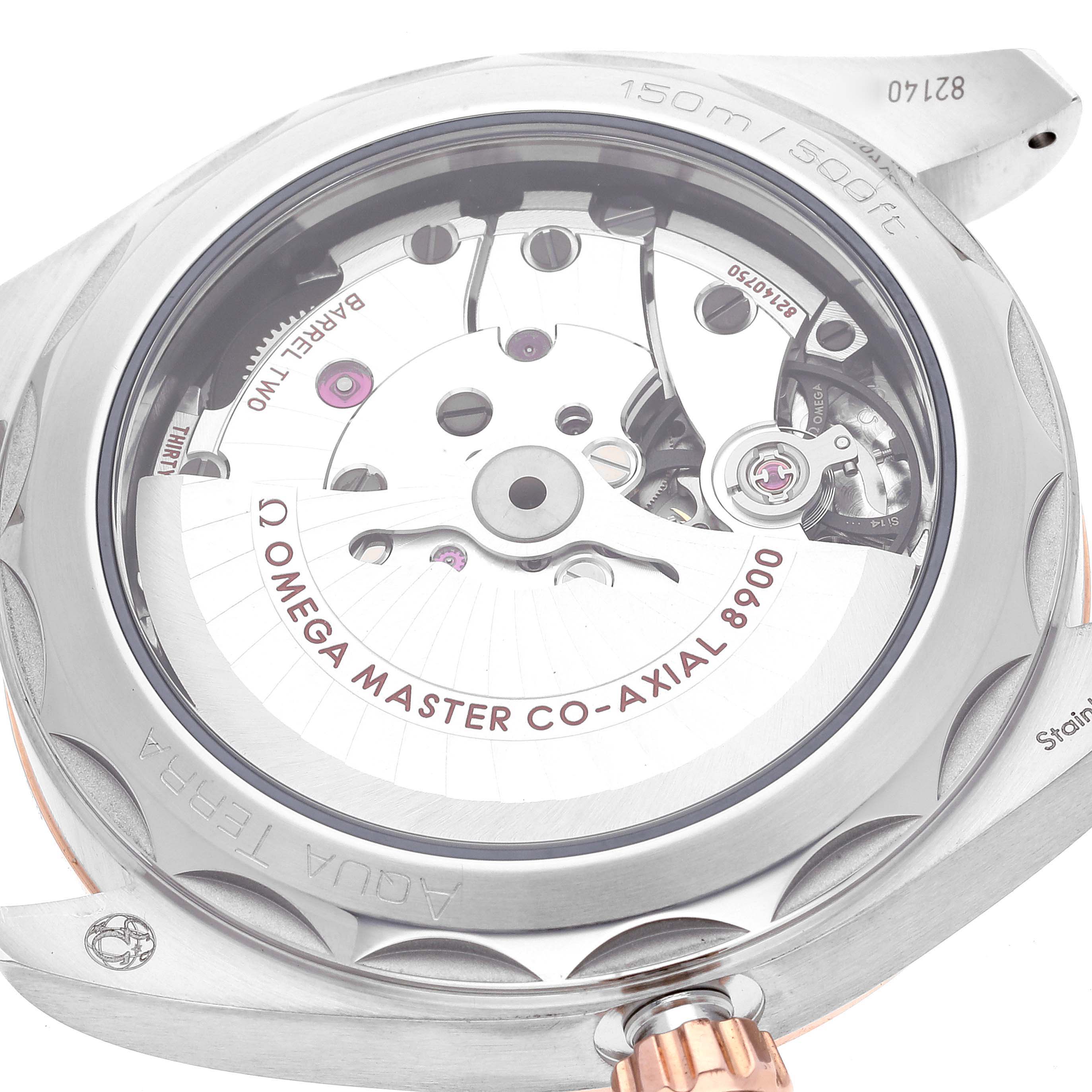 Omega Aqua Terra 41 Steel Rose Gold Mens Watch 41.0 MM 220.20.41.21.02.001