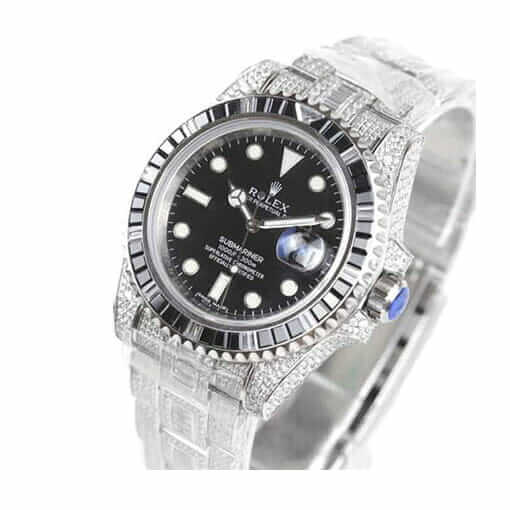 Rolex Submariner 116610LN-97200 Iced Out Super Clone