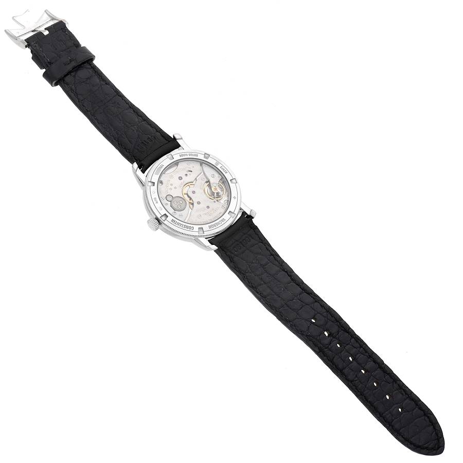Vacheron Constantin Traditionnelle Silver Dial White Gold Mens Watch 82172