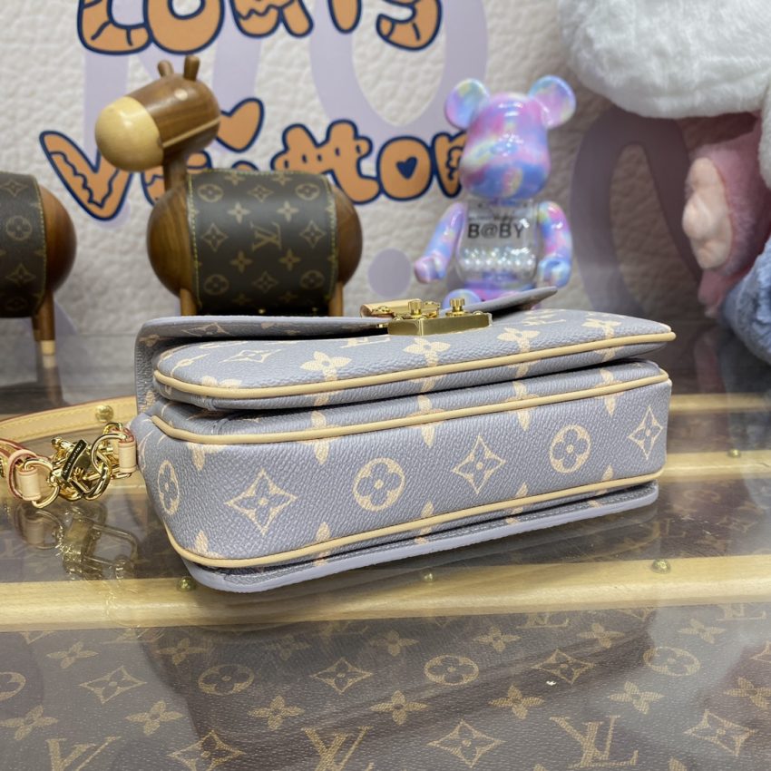 Replica Louis Vuitton Pochette Metis East West Grey
