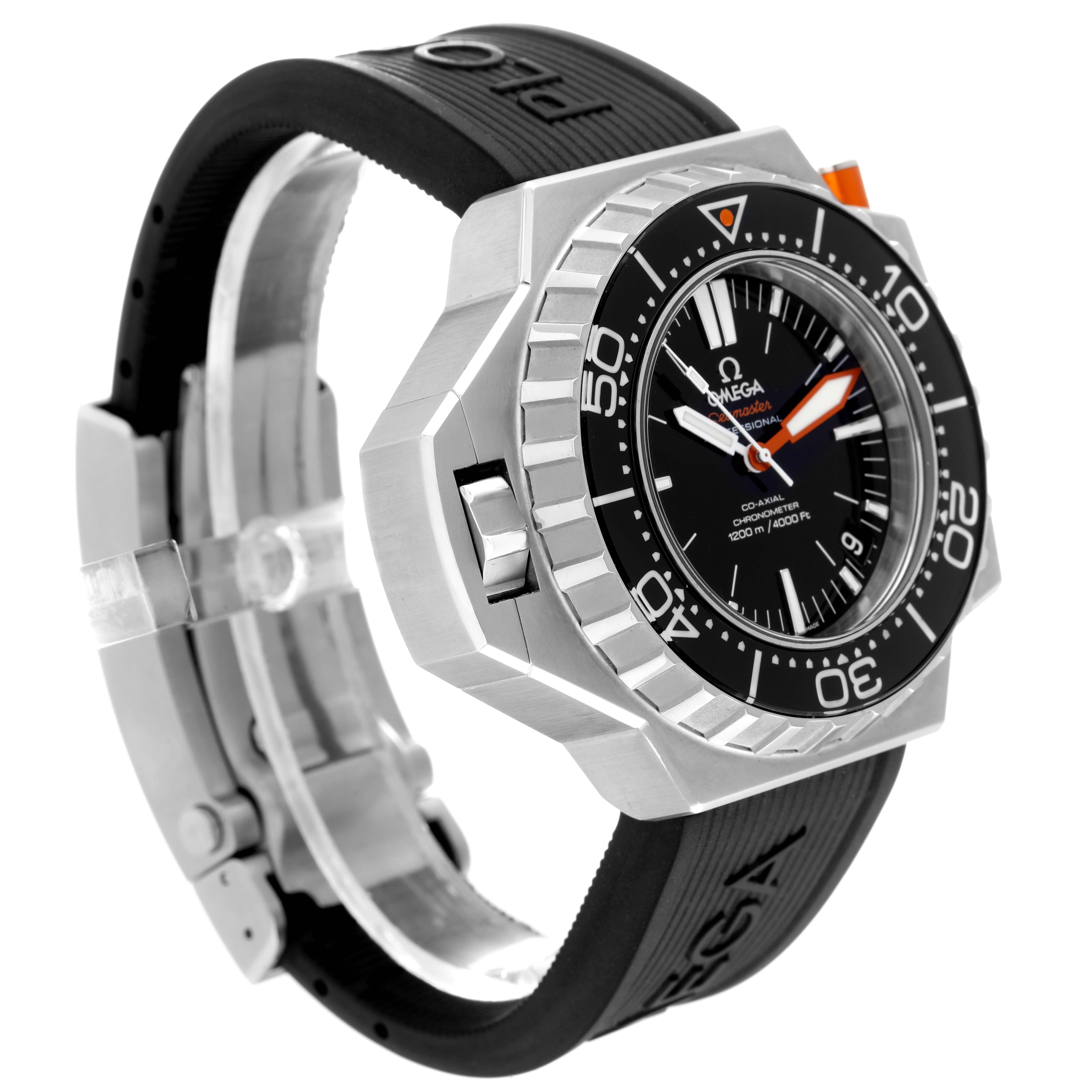 Omega Seamaster Ploprof 1200m Steel Mens Watch 55 x 48 MM 224.32.55.21.01.002 Card