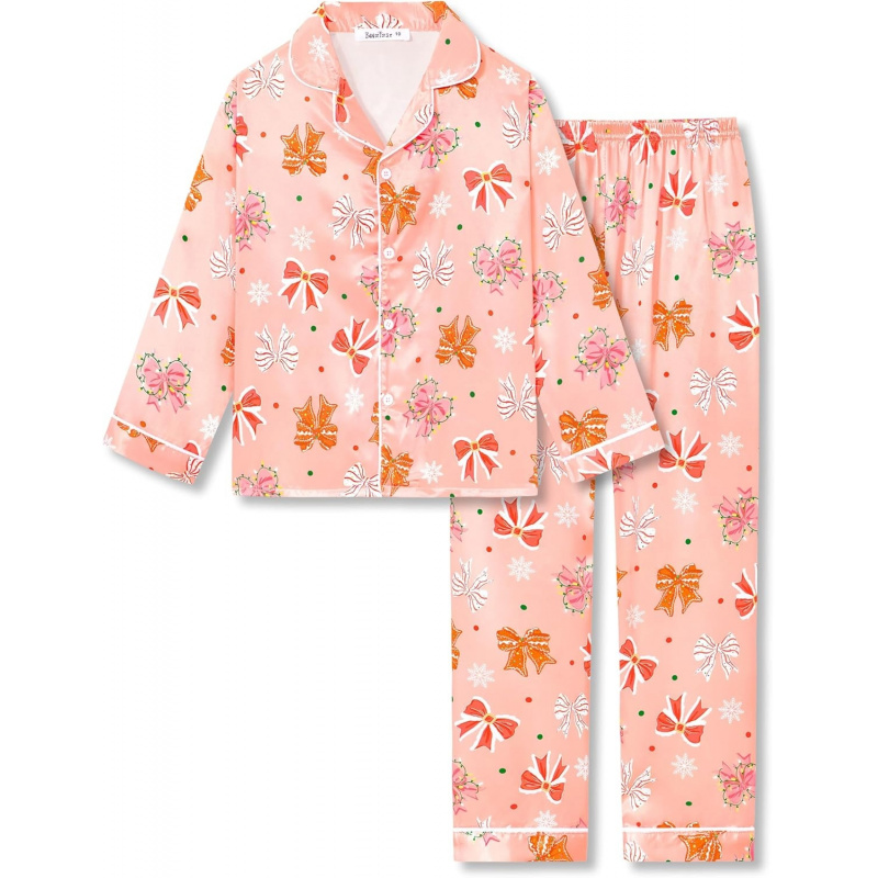 Silky Satin Pajama Long Sleeves Set