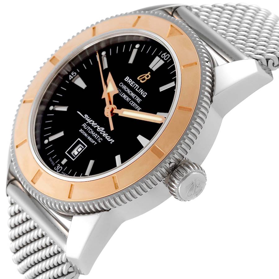 Breitling Superocean Heritage 46mm Steel Rose Gold Mens Watch U17320