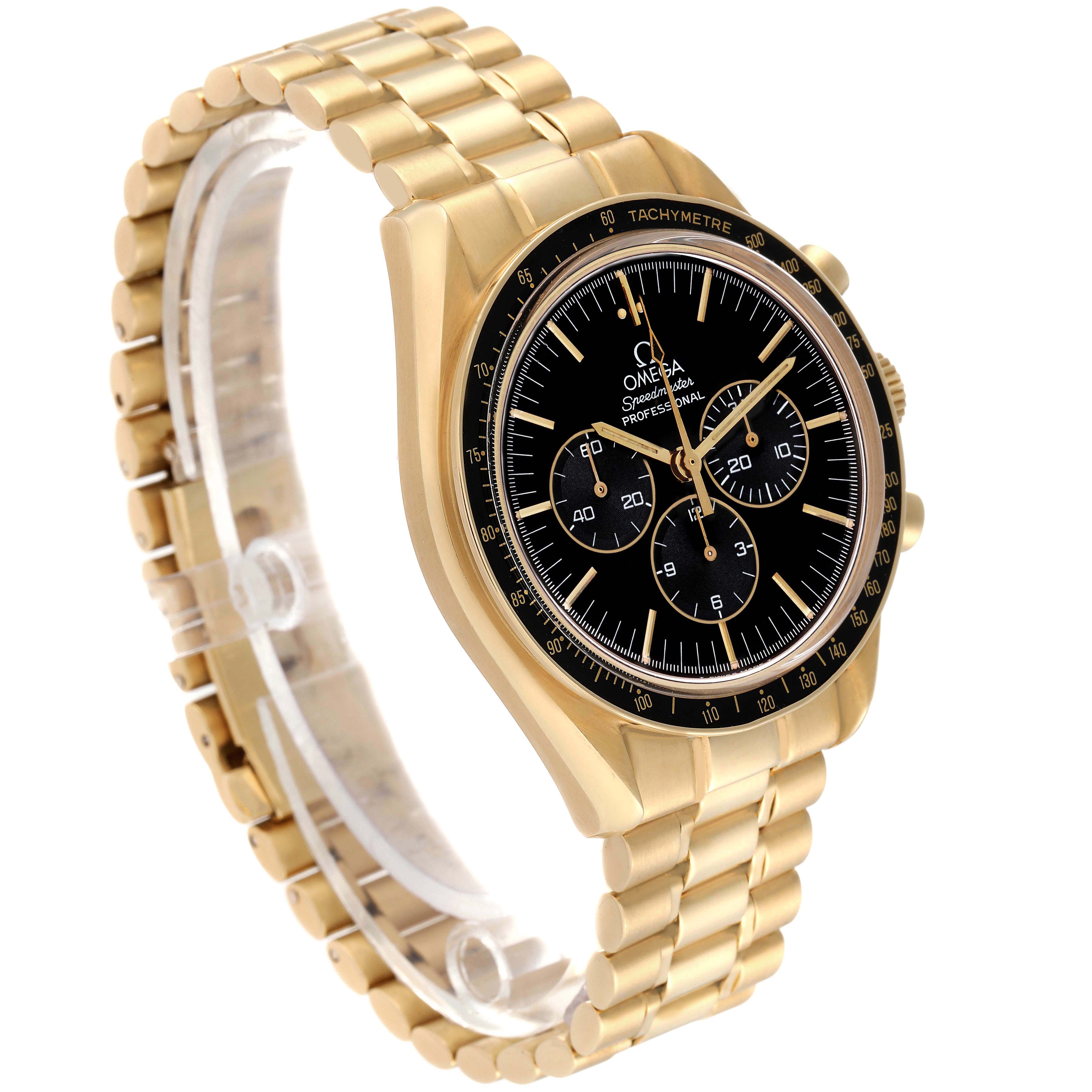 Omega Speedmaster Moonwatch Jubilee 27 CHRO C12 Yellow Gold Watch 42.0 MM 3191.50