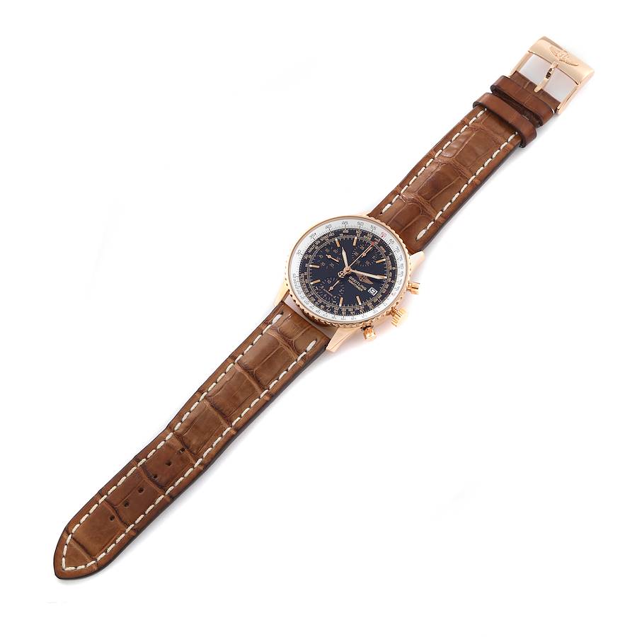 Breitling Navitimer 01 Limited Edition Rose Gold Black Dial Mens Watch R13323