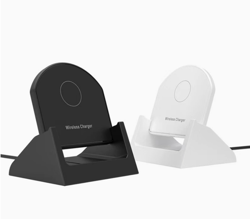 Dual Vertical Desktop Wireless Charging Stand
