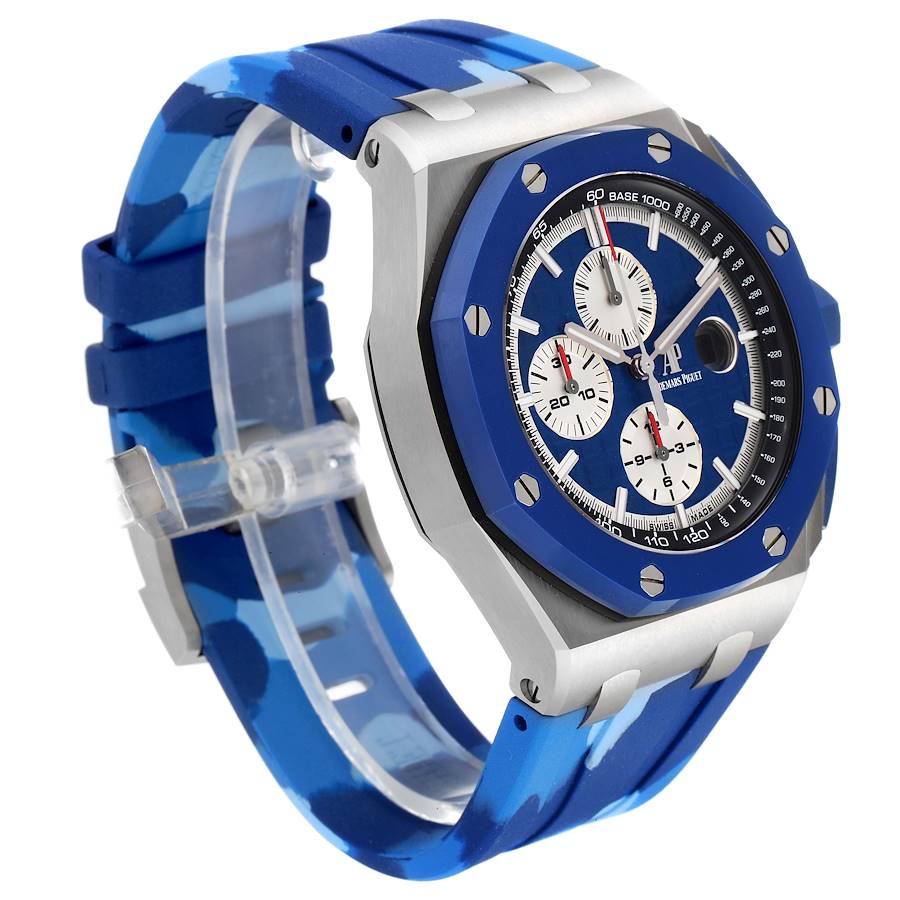 Audemars Piguet Royal Oak Offshore Chronograph Blue Dial Watch 26400