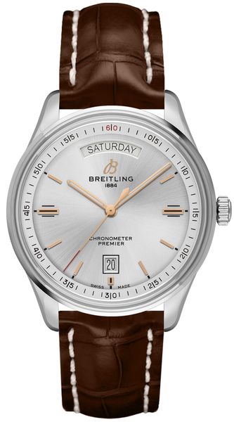 Premier Automatic Day & Date Brown Strap 40mm