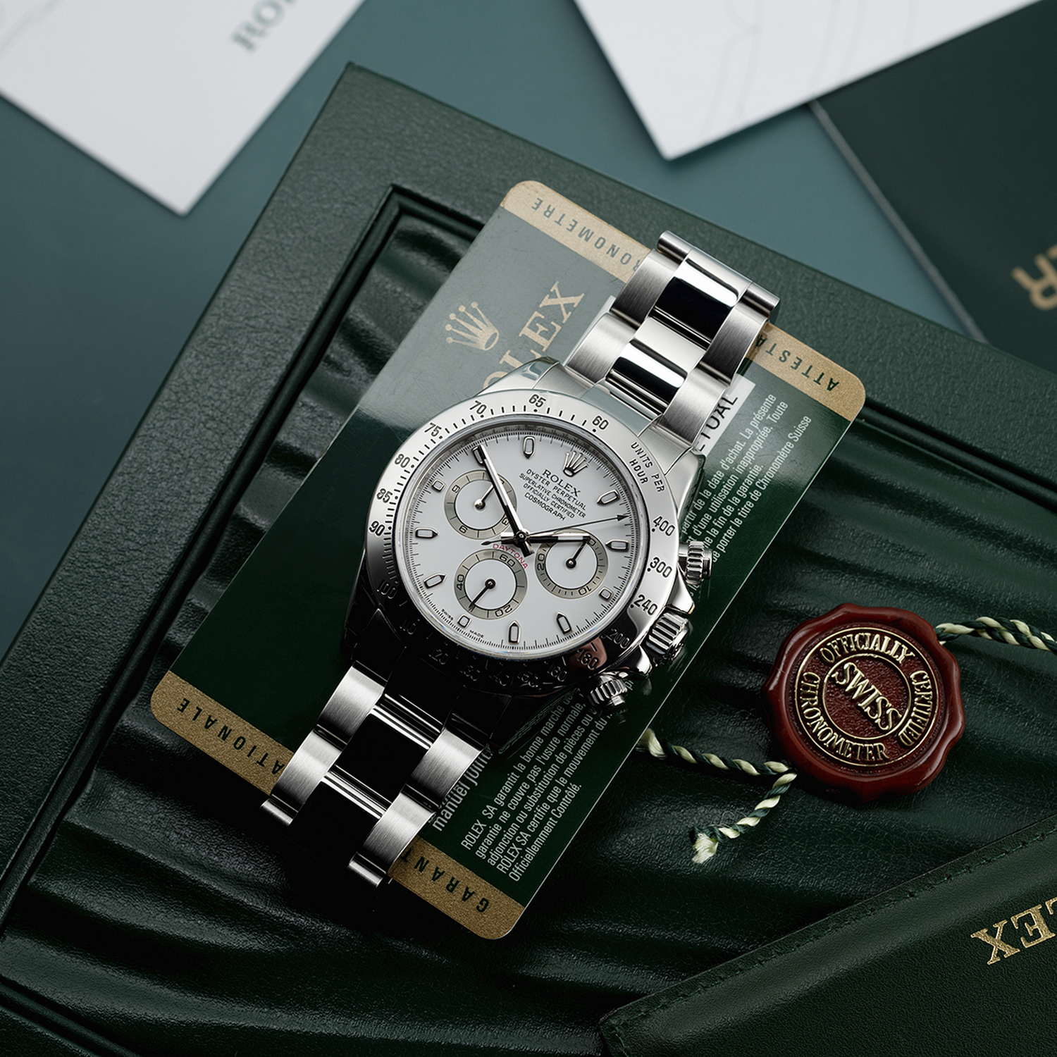 Rolex Daytona Stainless Steel 40mm APH Dial 116520 Brand New