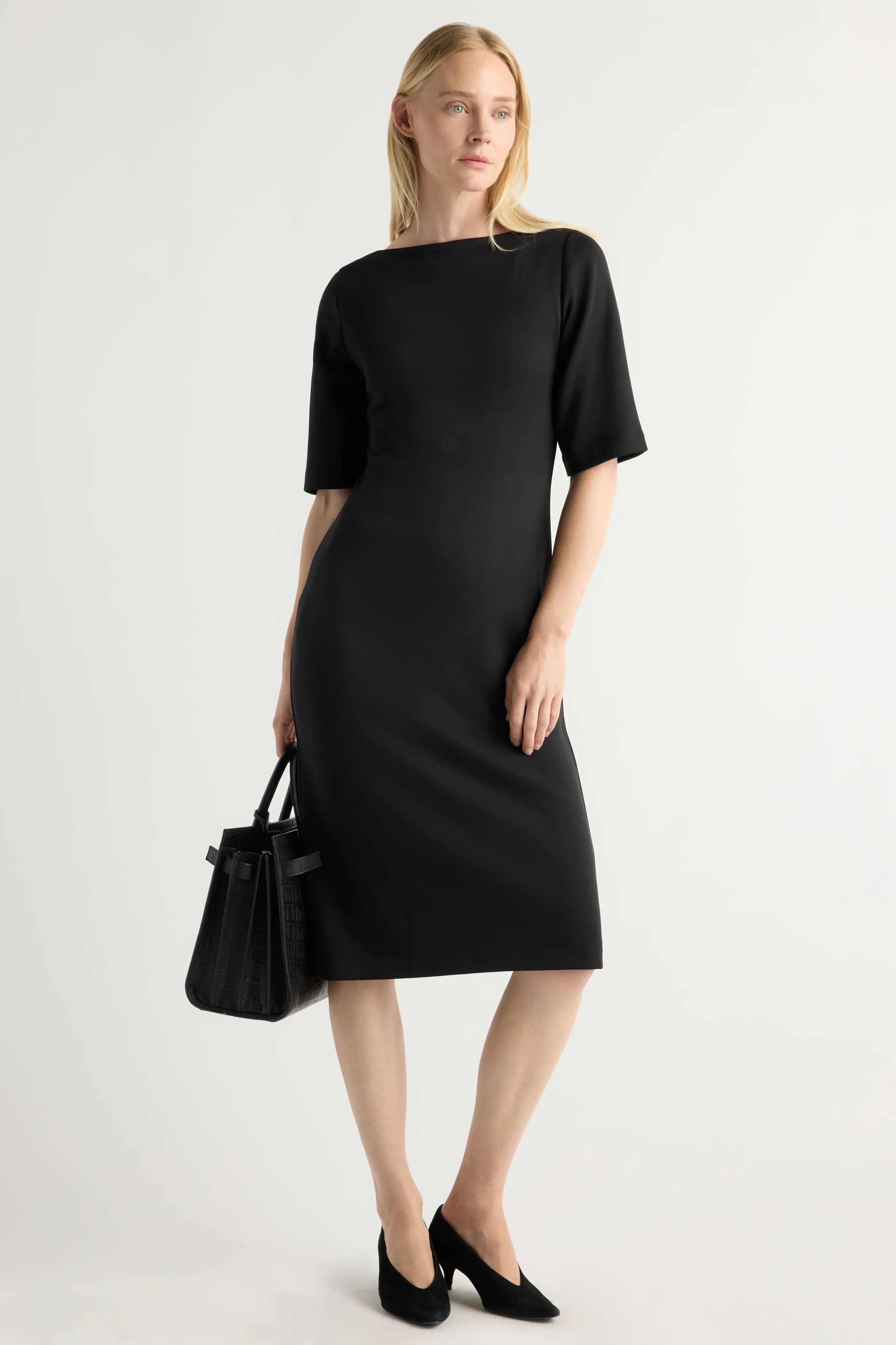 Rafaella Boat-Neck Dress