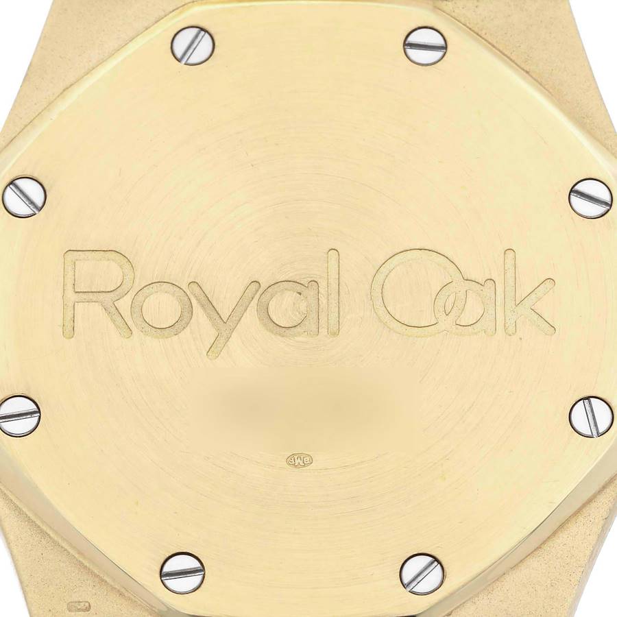Audemars Piguet Royal Oak Jumbo Yellow Gold Grey Dial Mens Watch 5402BA
