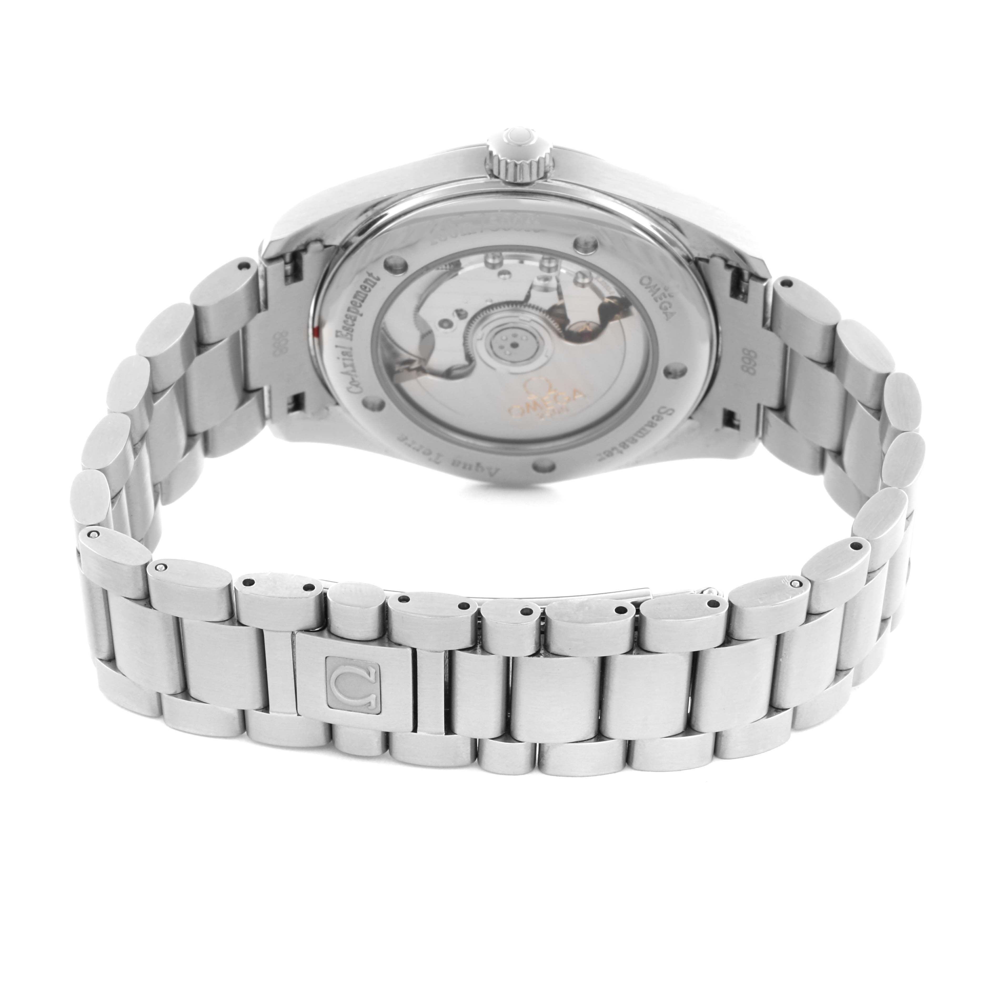 Omega Seamaster Aqua Terra Red Dial Marui Japan Steel Mens Watch 39.2 MM 2503.60.00