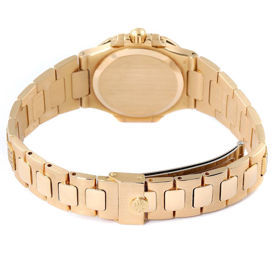 Patek Philippe Nautilus 18K Yellow Gold Diamond Ladies Watch 4700