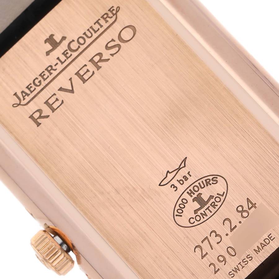 Jaeger LeCoultre Grande Reverso Calendar Rose Gold Mens Watch Q3752520