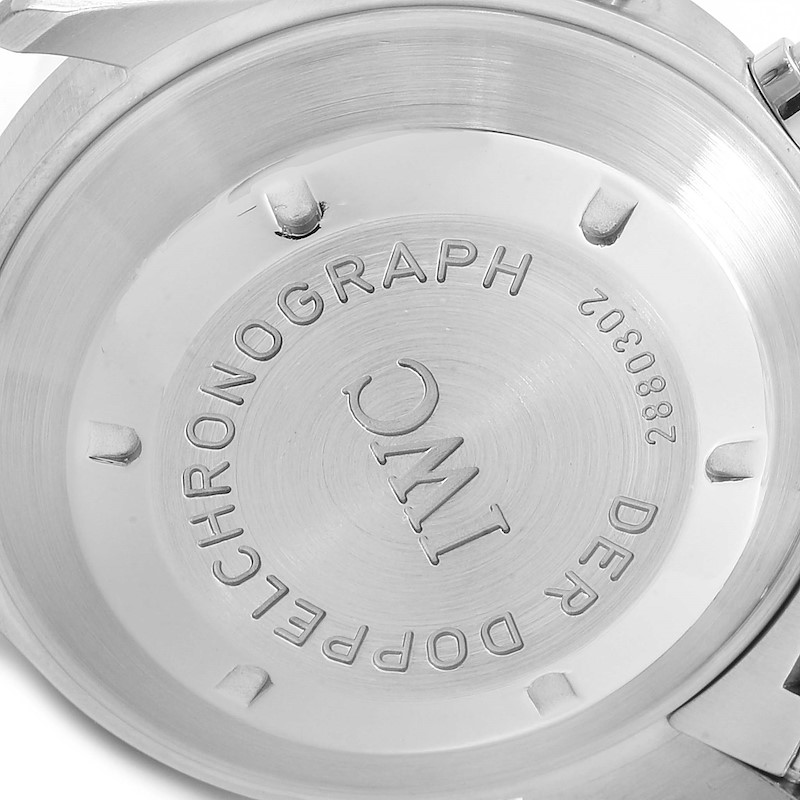 IWC Split Seconds Doppel Chronograph Steel Mens Watch IW371319