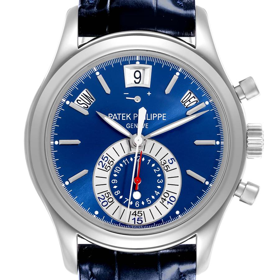Patek Philippe Complications Annual Calendar Platinum Chronograph Mens Watch 5960P
