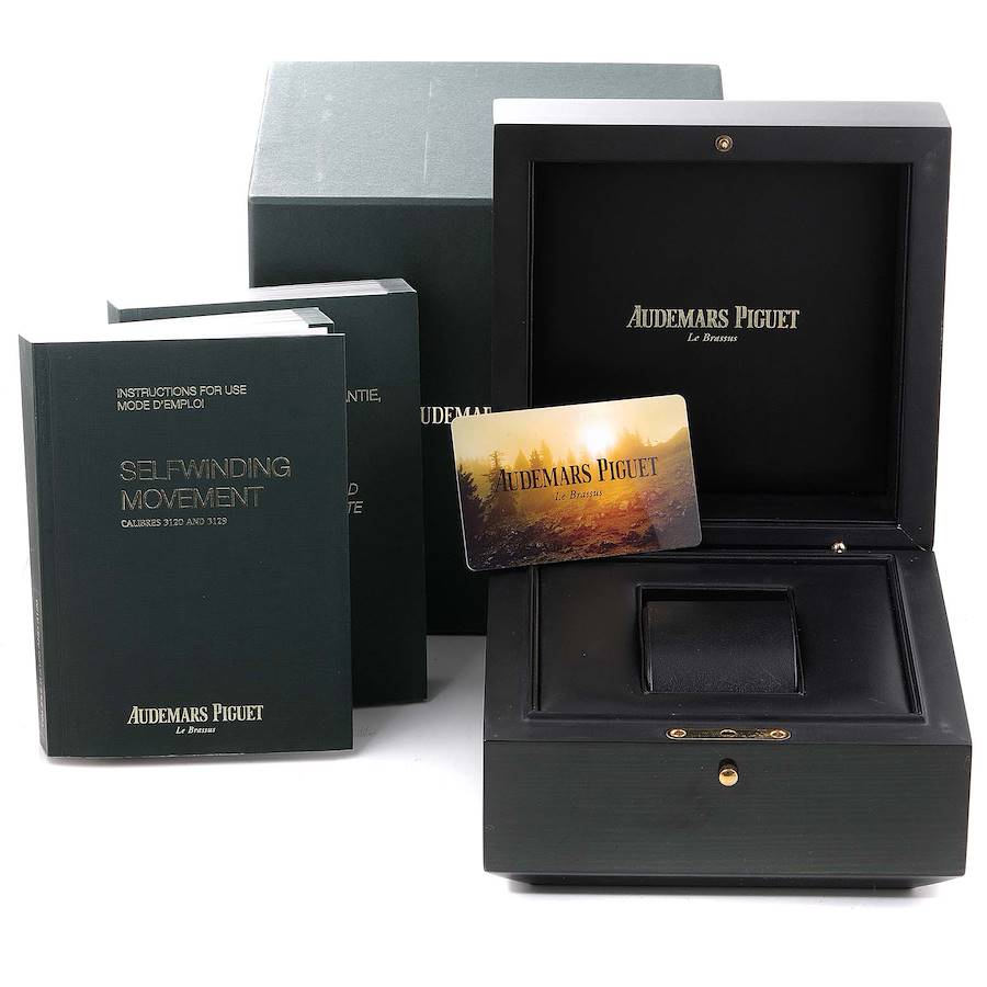 Audemars Piguet Royal Oak White Gold Diamond Mens Watch 15452BC