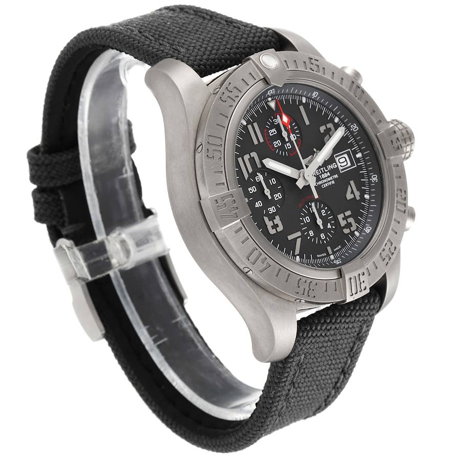 Breitling Avenger Bandit Grey Dial Titanium Mens Watch E13383