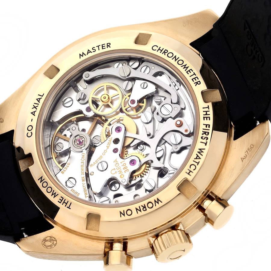 Omega Speedmaster Yellow Gold Mens Moonwatch 310.62.42.50.99.001