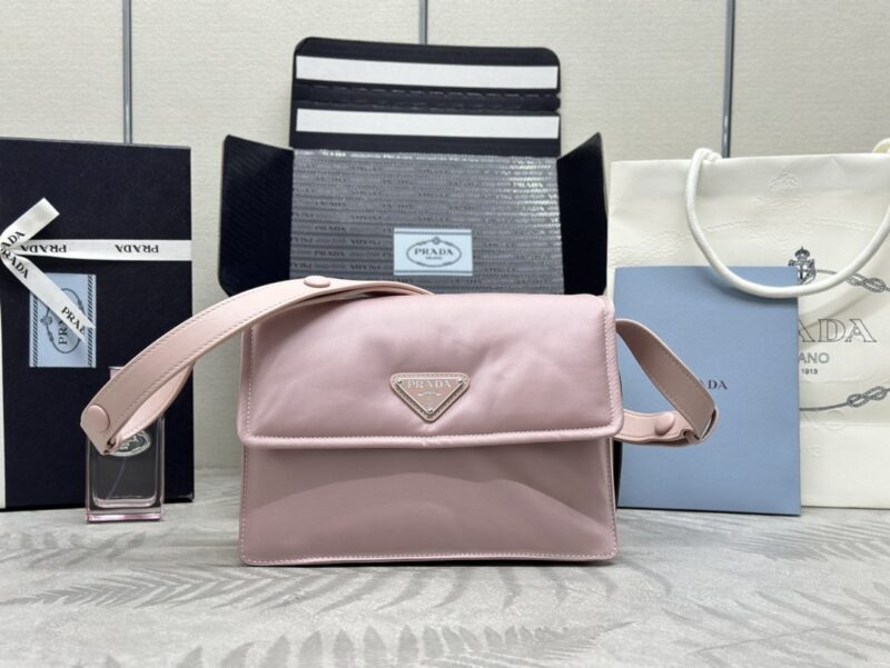Replica Prada Re – Nylon Shoulder Bag Pink