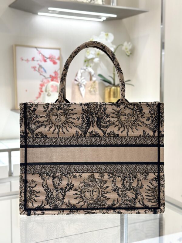 Replica Dior Tote Book Sun God Brown