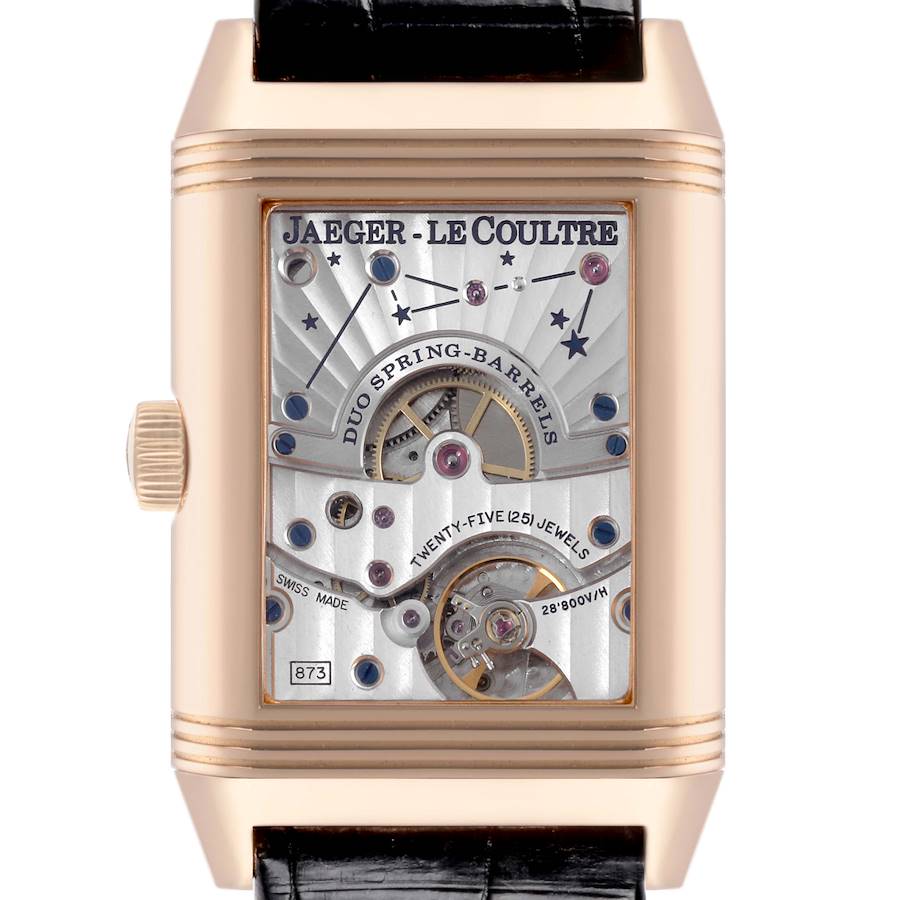 Jaeger LeCoultre Reverso Sun Moon Rose Gold Watch 270.2.63 Q3042420