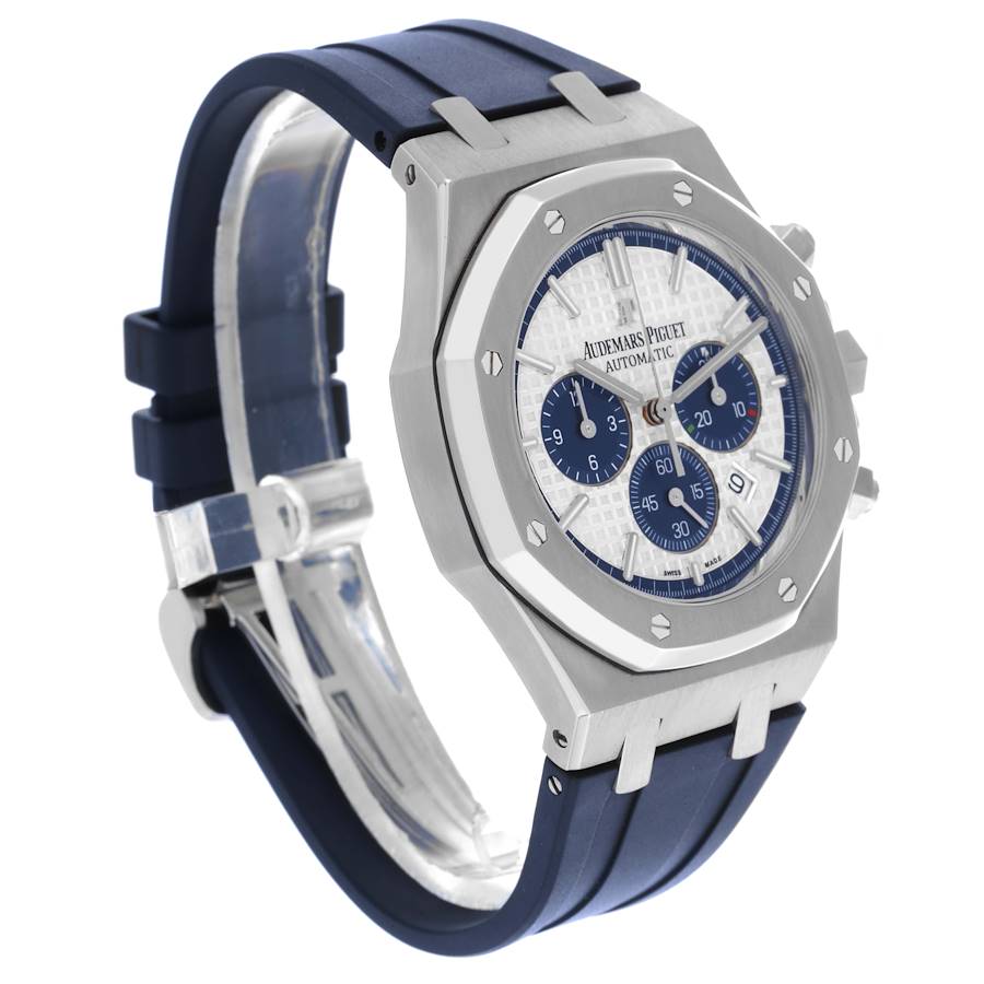 Audemars Piguet Royal Oak 41mm White Dial Limited Edition Steel Mens Watch 26326ST