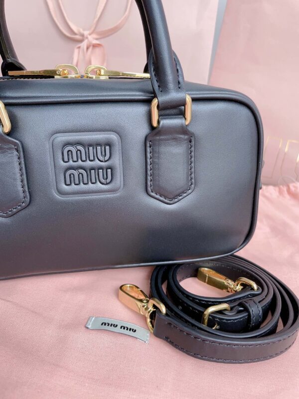 Replica Miu Miu Arcadie Small Full Black