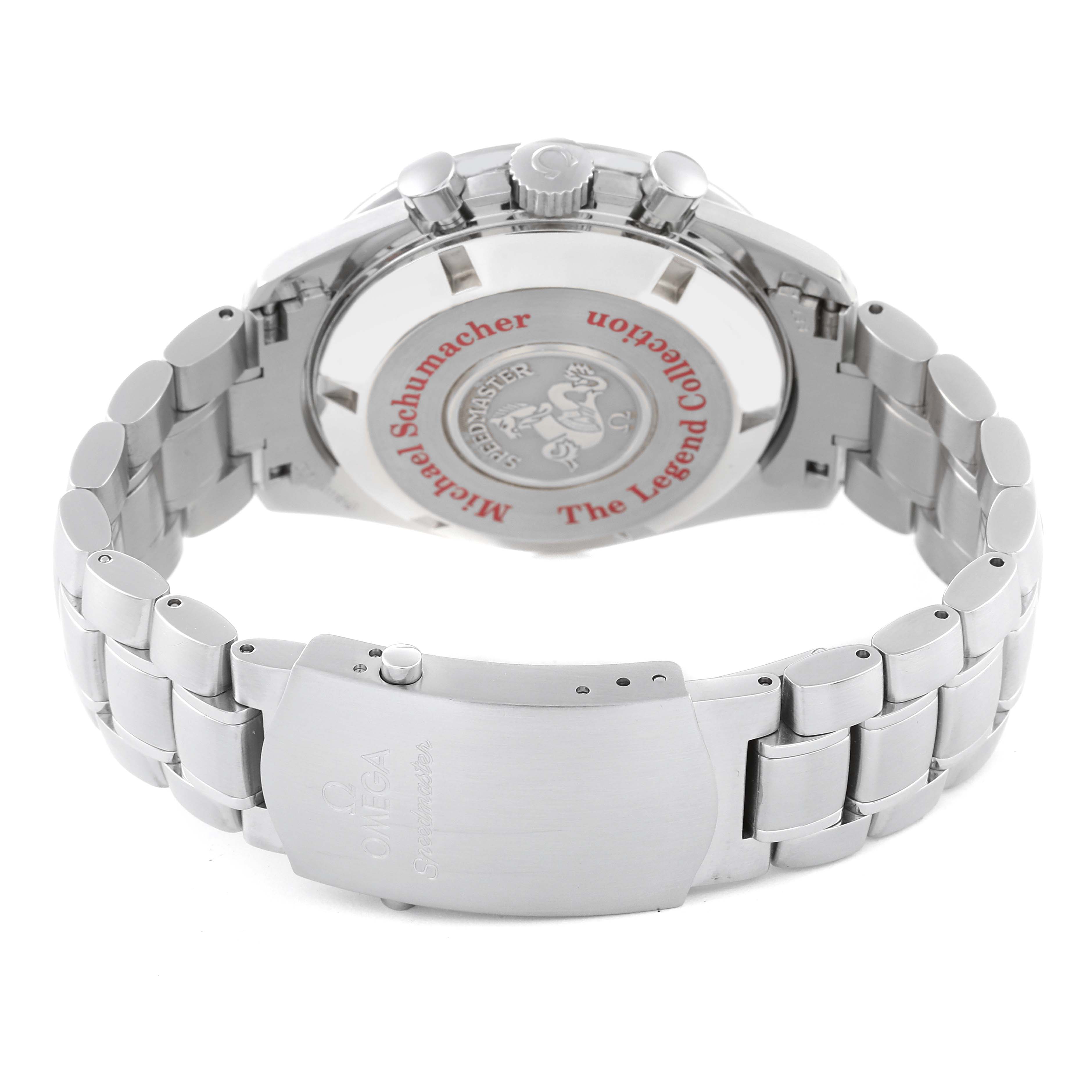 Omega Speedmaster Schumacher Legend Limited Edition Steel Mens Watch 42.0 MM 3507.51.00