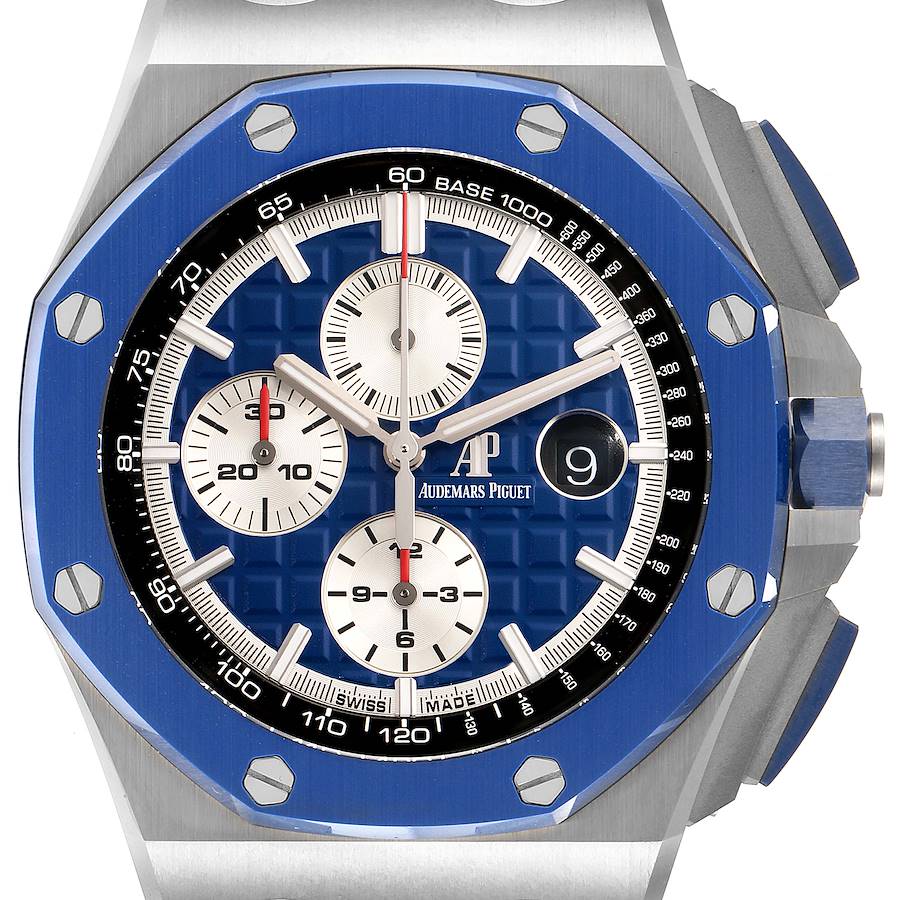 Audemars Piguet Royal Oak Offshore Chronograph Blue Dial Watch 26400