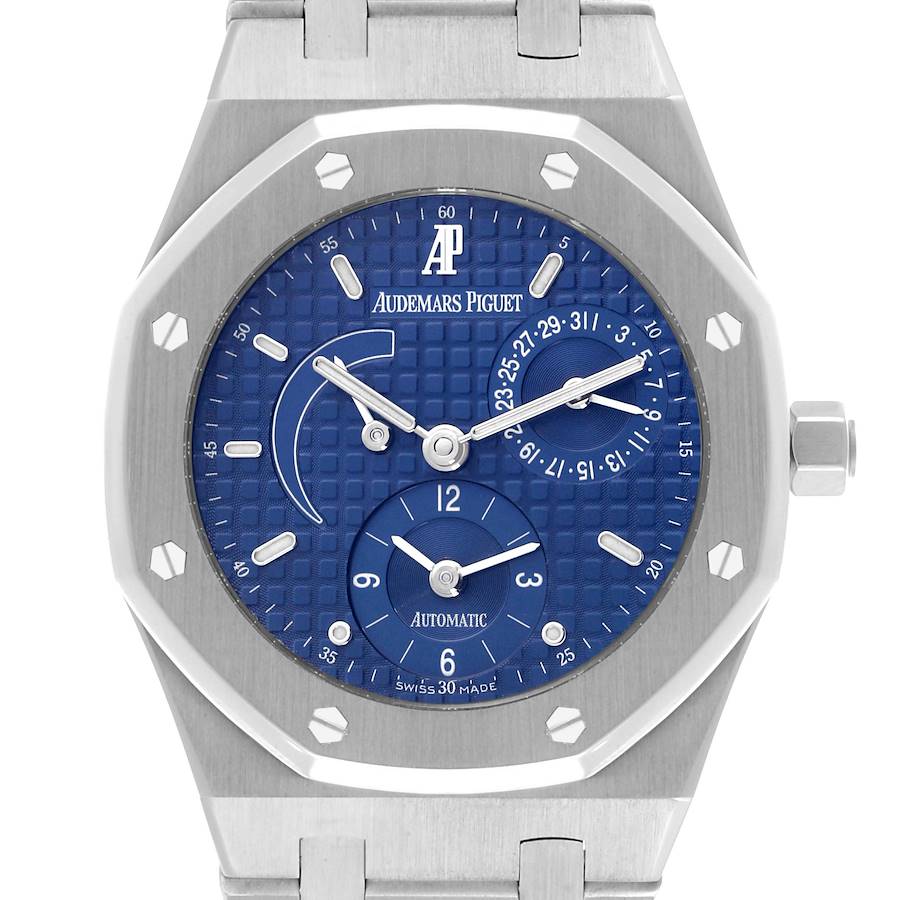 Audemars Piguet Royal Oak Dual Time Power Reserve Steel Watch 25730ST