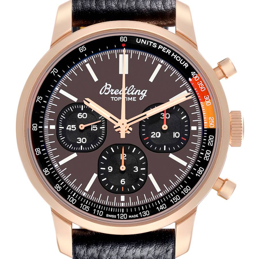 Breitling Top Time Rose Gold Mens Watch RB0176