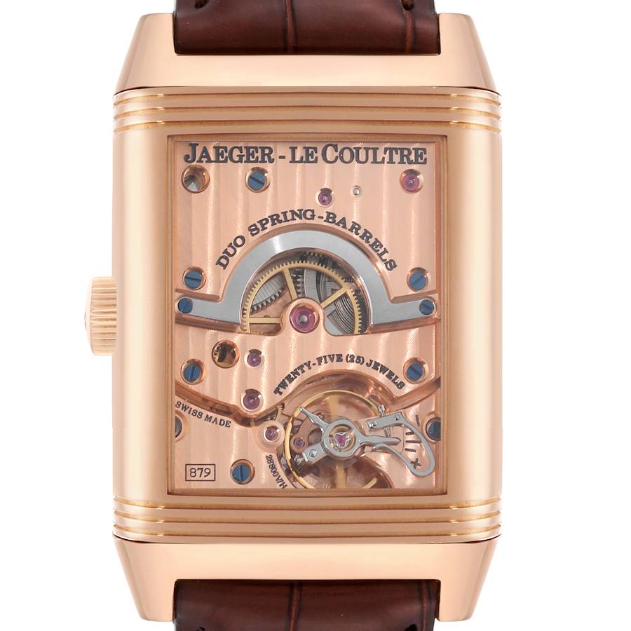 Jaeger LeCoultre Reverso Septantieme Limited Edition Rose Gold Mens Watch 240.2.19 Q3002420